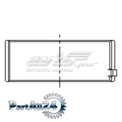 Вкладиші коленвала, корінні, комплект, стандарт (STD) Mahle Original 001HL10220000 ціна, від 16.94 USD