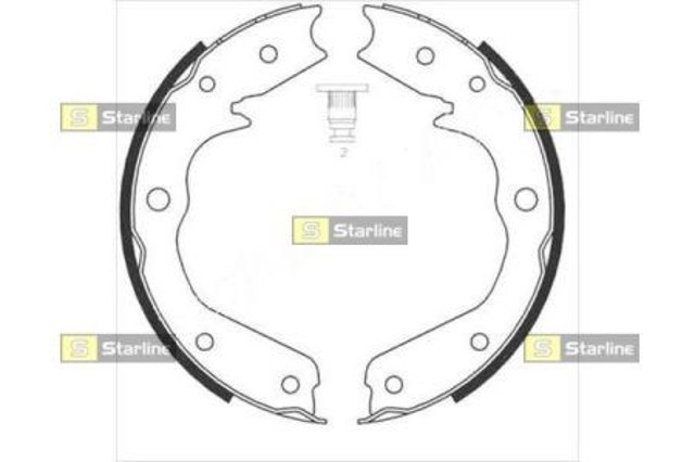 BC08970 Starline Гальмівні колодки ручника
