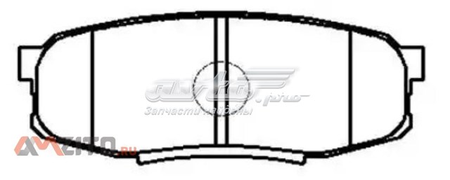 Задні гальмівні колодки HSB HP5214 ціна, від 25.31 USD