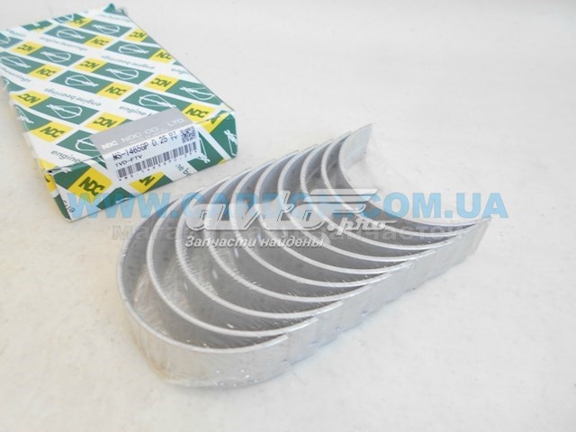 Вкладиші коленвала, корінні, комплект, 1-й ремонт (+0,25) Kolbenschmidt MS1465GP025 ціна, від 74.02 USD
