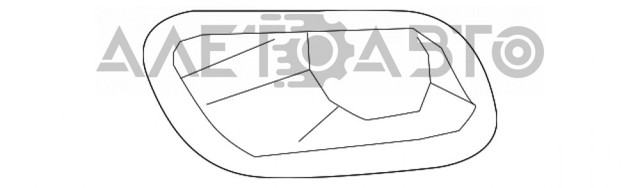 Заглушка протитуманки передньої правої FPS FP3805916 ціна, від 9.48 USD