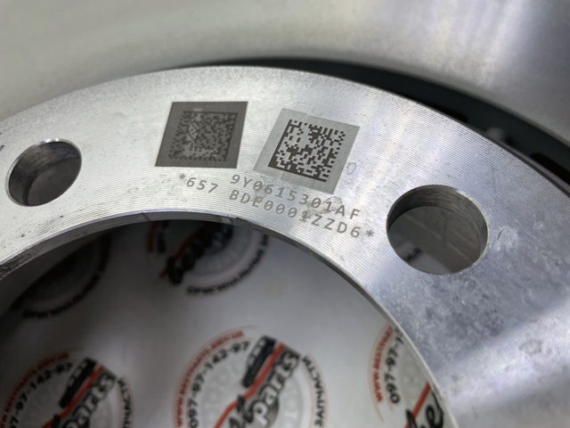Гальмівні диски передні 9Y0615301AF Porsche