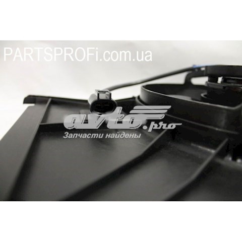 96182264 Parts-Mall Електровентилятор кондиціонера в зборі (двигун + крильчатка)