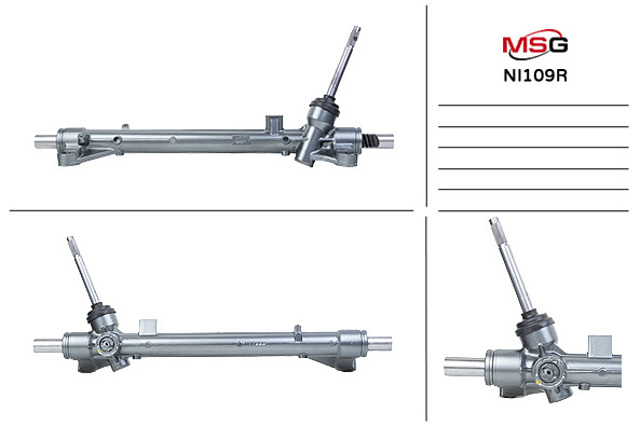 Рульова рейка NI109R MSG Rebuilding