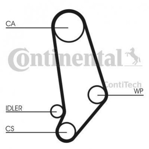 Комплект ГРМ Continental/Siemens CT539WP1 ціна, від 100.98 USD