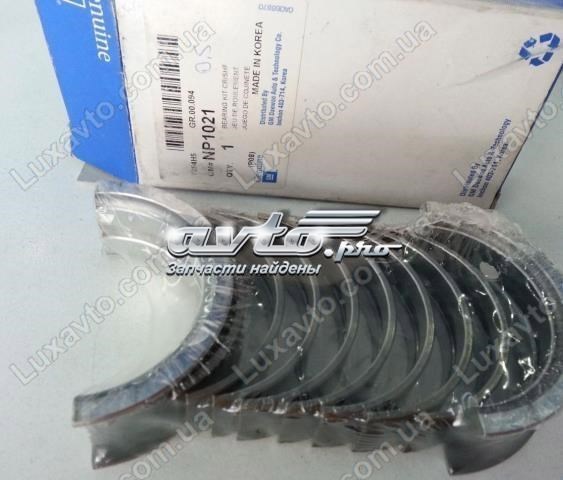 Вкладиші колінвала, корінні, комплект, 2-й ремонт (+0,50) NP1021 General Motors