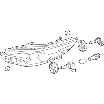 Фара права 8111006C70 Toyota