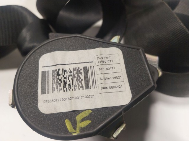 Купити 735507779 Fiat/Alfa/Lancia Пасок безпеки передній лівий