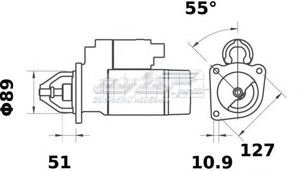 AL70852 John Deere Стартер двигуна