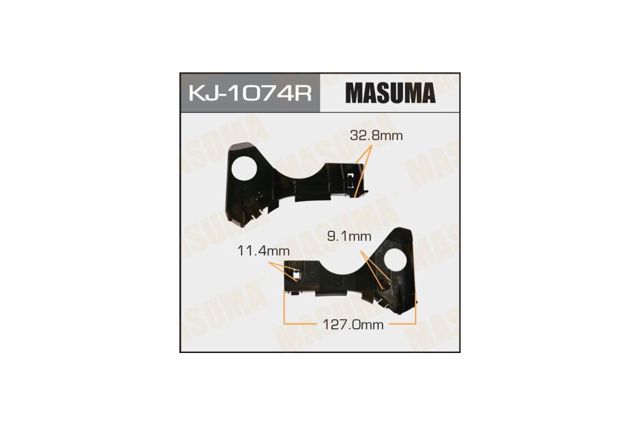 KJ1074R Masuma Кронштейн бампера переднього, правий