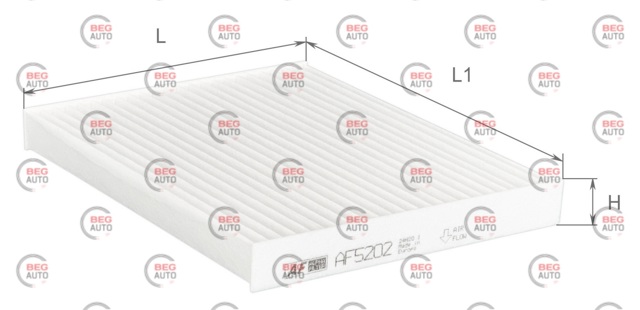 Купити AF5202 Alpha Filter Фільтр салону вугільний