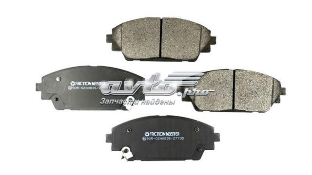 Передні тормозні колодки MKD1728 Friction Master