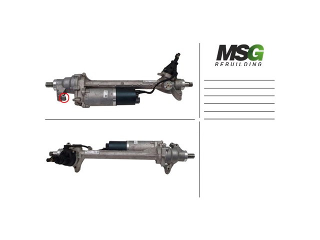 Рульова рейка BW422NLA0R MSG Rebuilding