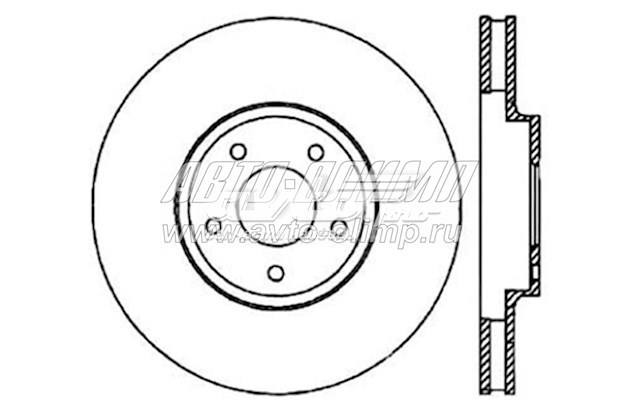 Купити 12742080L Centric Parts Ротор гальмівний