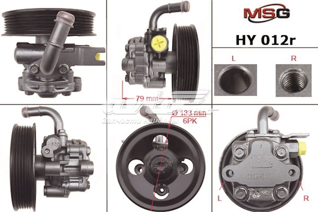 HY012R MSG Rebuilding Насос гідропідсилювача