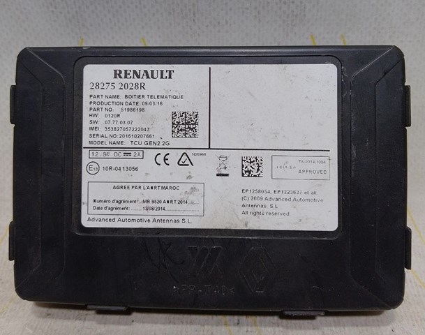  Renault (RVI) 282752028R ціна, від 23.11 USD