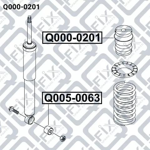 Відбійник амортизатора Q-fix Q0000201