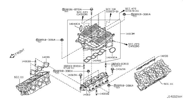  14032JK01A Nissan