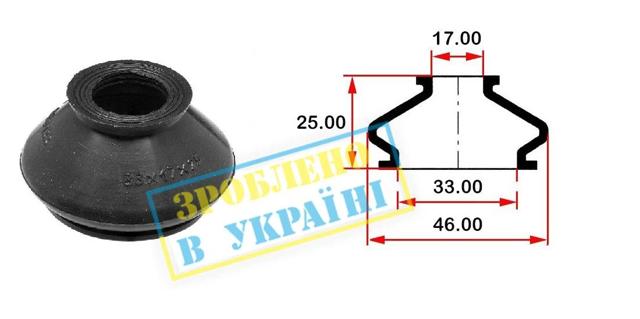 Пильник опори кульової нижній BG0133 Belgum