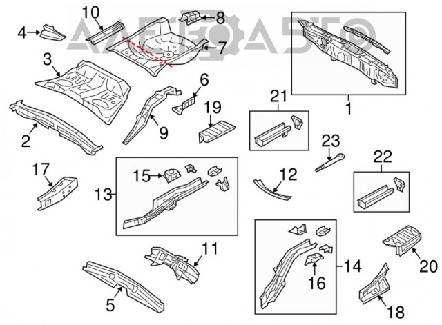  Subaru 52129SG0019P
