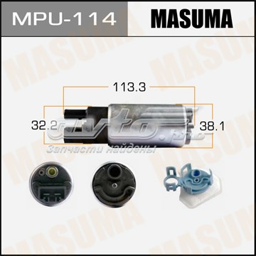 Елемент-турбінка паливного насосу Masuma MPU114