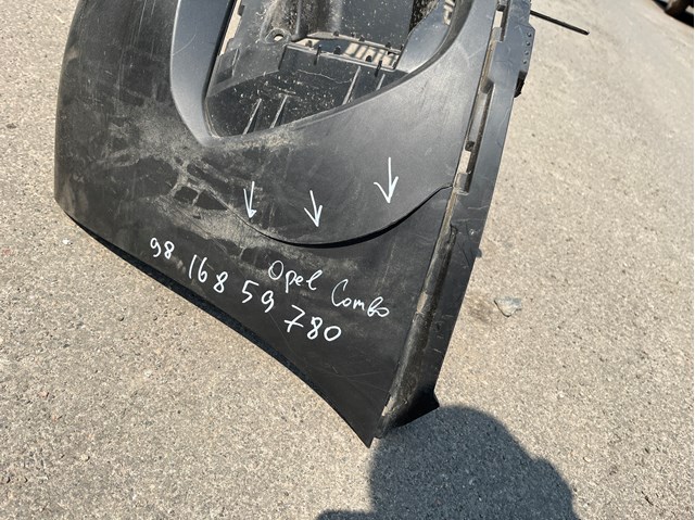 9816859780 Opel Бампер передній в зборі
