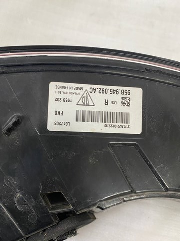 Ліхтар задній правий, зовнішній 95B945092AC Porsche