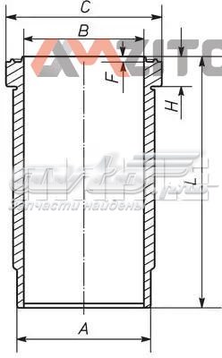 Купити 227WN6701 Mahle Original Гільза поршнева