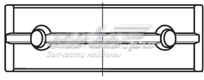 Вкладиші колінвала, корінні, комплект, стандарт (STD) H0057PSTD Glyco