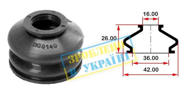 BG0140 Belgum Пильник рульового накінечника