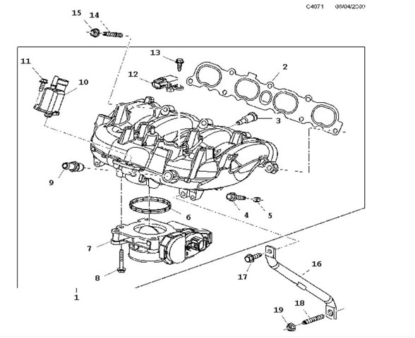 Купити 4804929 General Motors Клапан PCV вентиляції картера