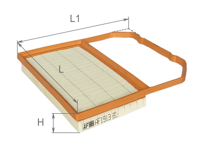 Елемент повітряного фільтра Alpha Filter AF1913 ціна, від 4.21 USD