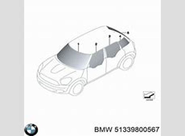 Скло передніх дверей, лівою LR058832 Land Rover
