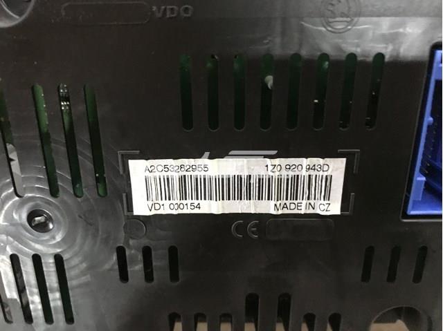Прилади управління VAG 1Z0920943D ціна, від 50.23 USD
