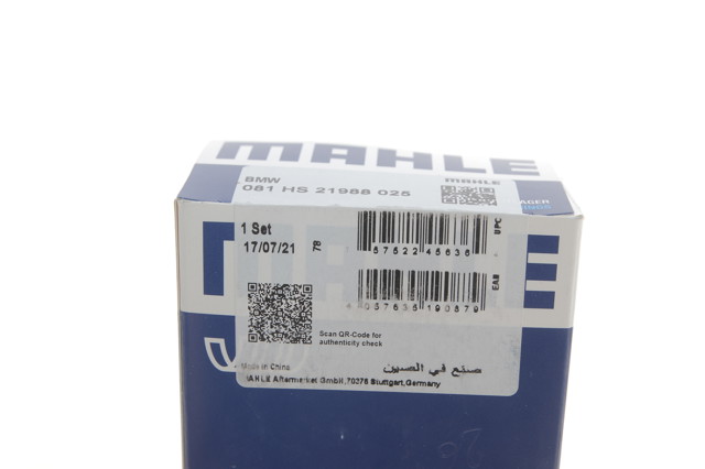 Вкладиші колінвала, корінні, комплект, 1-й ремонт (+0,25) 081HS21988025 Mahle Original