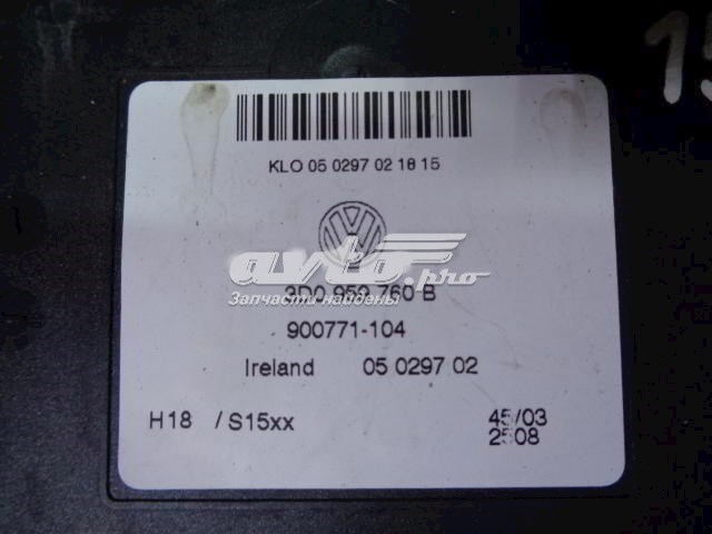  VAG 3D0959760B ціна, від 80.36 USD