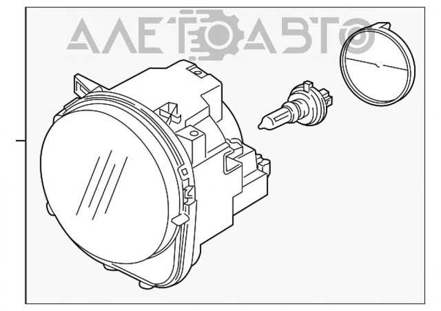 Фара передня права Depo/Loro/Abakus FP3808R2E