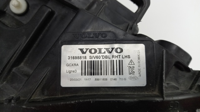 Фари Volvo 31698818 ціна, від 584.93 USD