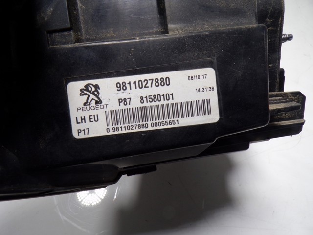 9811027880 Peugeot/Citroen Задня ліва внутрішня фара