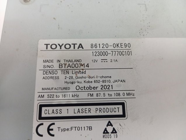  861200KE90 Toyota