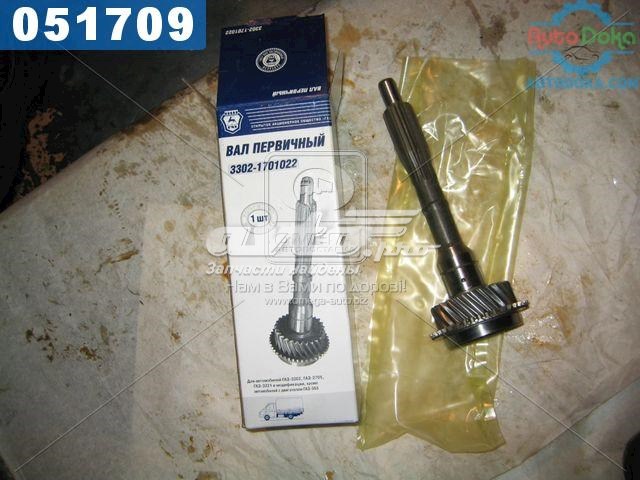 Вал первинний КПП GAZ 3302170102201 ціна, від 31.89 USD