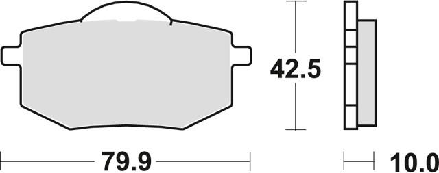 Колодки гальмівні передні, дискові MCB587 TRW