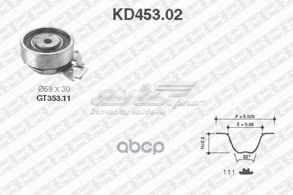 KD45302 NTN Ремінь ГРМ, комплект
