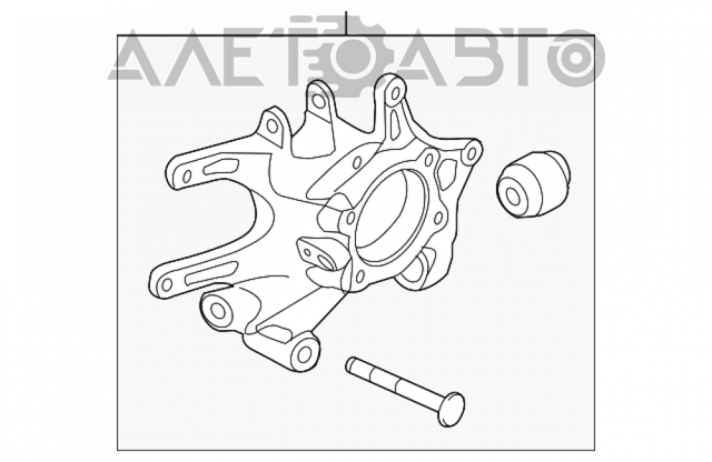 Купити 527202W100 Hyundai/Kia Кулак поворотний правий
