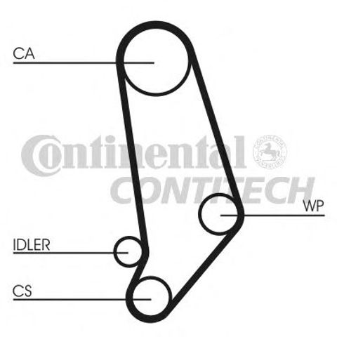 Купити CT539WP1 Continental/Siemens ГРМ ремень