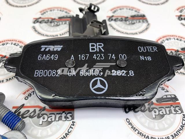 Задні гальмівні колодки A0004204202 Mercedes