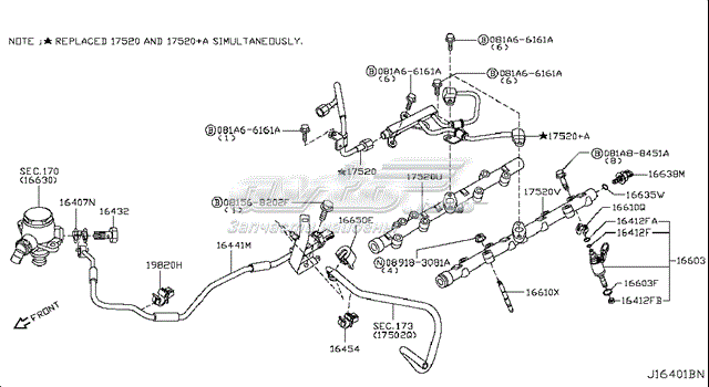  Nissan/Infiniti 17520EZ30A ціна, від 46.99 USD