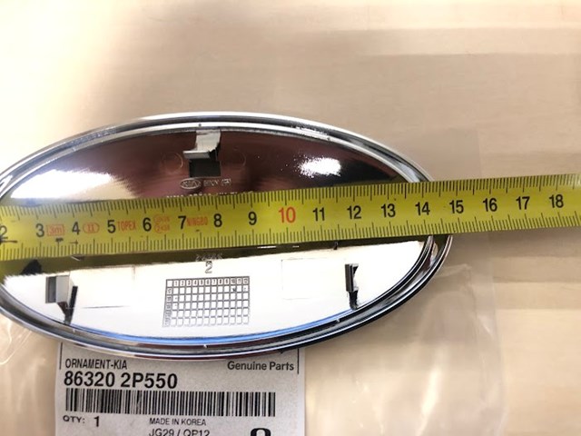 Емблема на кришку багажника, фірм.значок Hyundai/Kia 863202P550 ціна, від 51.27 USD