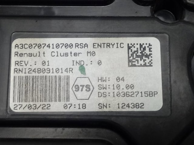 Щиток приладів Renault (RVI) 248091014R