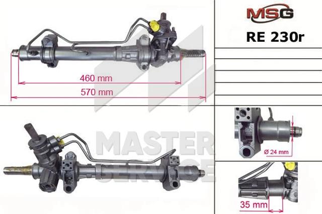 Купити 490010178R Renault (RVI) Рульова рейка